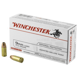 WINCHESTER 9mm Luger 115gr JHP