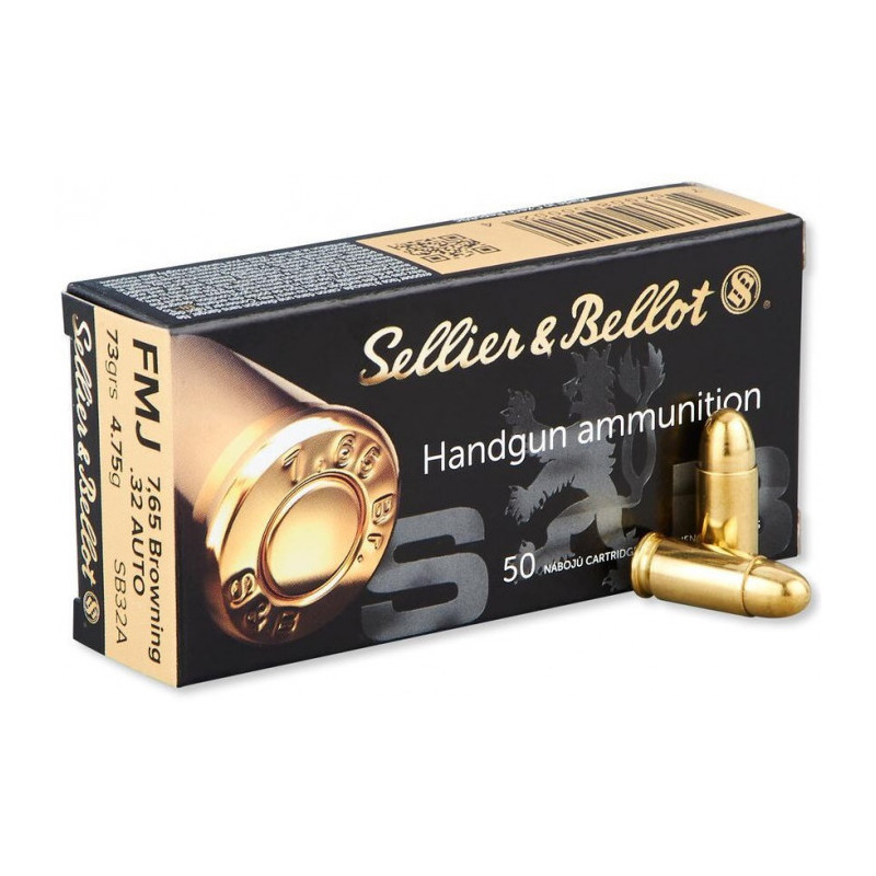 7,65mm Browning/32 Auto 73 Grs FMJ